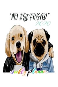 weekly planner my best friend 2020