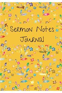 Sermon Notes Journal