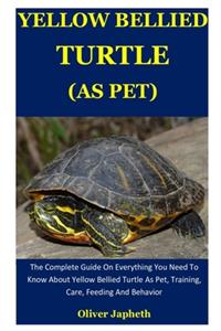 Yellow Bellied Turtle As Pet
