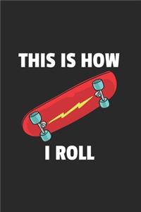 Skateboarden Skateboard Notizbuch