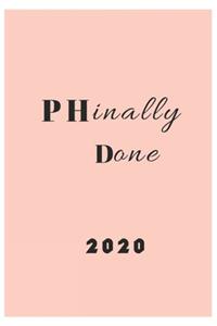 PhD finally done (2020)
