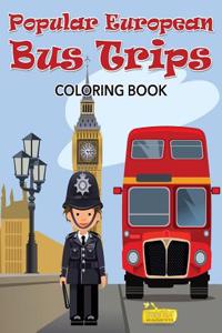 Popular European Bus Trips Coloring Book