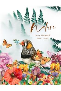 Planner July 2019- June 2020 Nature Leaves Monthly Weekly Daily Calendar