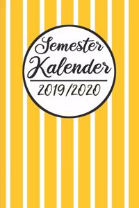 Semester Kalender 2019 / 2020