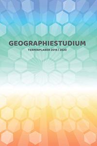 Geographiestudium Terminplaner 2019 2020