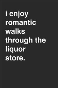 Liquor Store Drinking 120 Page Notebook Lined Journal Funny Sarcastic Minimal Style