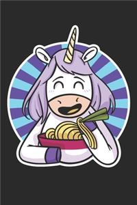 Kawaii Unicorn Eating Ramen