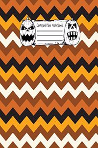 Abstract Halloween Pattern Volume 20 Wide Ruled Journal