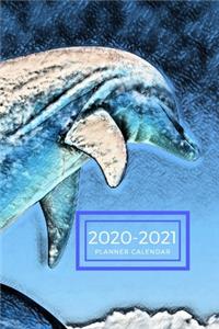 Blue Dolphin Dated Calendar Planner 2 years To-Do Lists, Tasks, Notes Appointments Book
