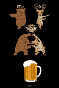 Bear Deer Beer Notebook