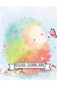 Hedgehog Coloring Book