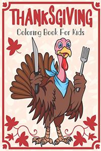 Thanksgiving Coloring Book for Kids