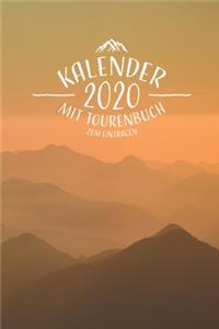 Kalender 2020 mit Tourenbuch zum Eintragen