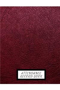 Attendance Record Book