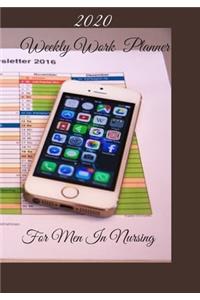 2020 Weekly Work Planner For Men In Nursing