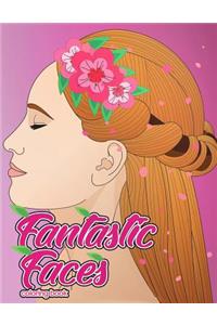 Fantastic Faces Coloring Book
