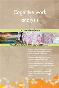Cognitive work analysis