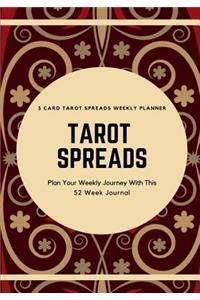 Tarot Spreads - 3 Card Spread Weekly Planner
