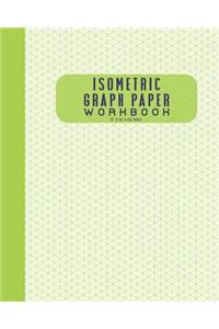 Isometric Graph Paper Workbook 8 X 10 150 Pages