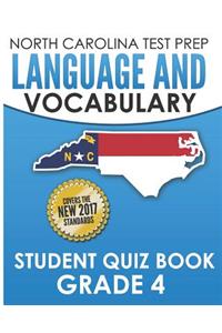 North Carolina Test Prep Language and Vocabulary Student Quiz Book Grade 4