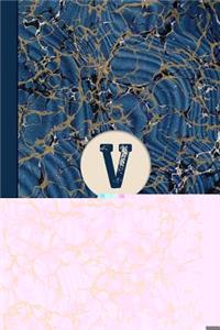 Monogram V Marble Notebook (Blue Ginger Edition)