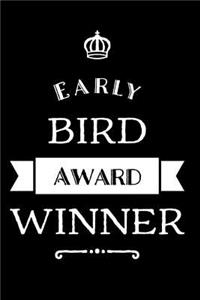 Early Bird Award Winner