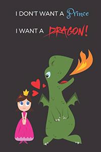I Don't Want a Prince. I Want a Dragon!