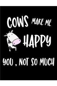 Cows Make Me Happy You, Not So Much