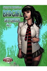 Everette Hartsoe's BADGIRL sketchbook vol.7-fan cover