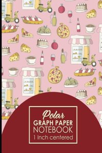 Polar Graph Paper Notebook