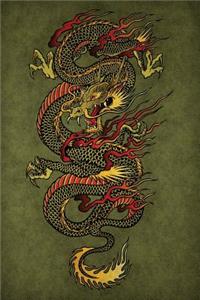 Eastern Dragon Notebook: Blank Journal Diary Memoir Log Logue