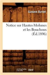 Notice Sur Hautes-Molunes Et Les Bouchoux (Éd.1896)