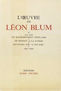 O Euvre de Leon Blum - Tome 6 (L')