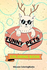 Funny Pets Coloring Book