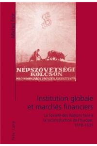 Institution Globale Et Marches Financiers