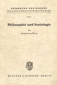 Philosophie Und Soziologie