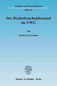 Der Rechtsbruchtatbestand Im Uwg