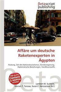 Aff Re Um Deutsche Raketenexperten in Gypten