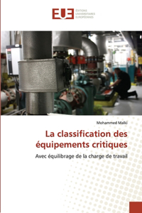 classification des équipements critiques