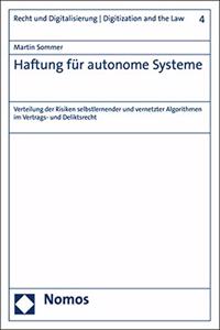 Haftung Fur Autonome Systeme