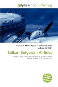 Balkan Bulgarian Airlines