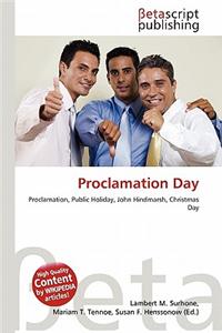 Proclamation Day