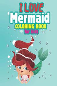 Love Mermaid Coloring Book