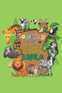 Coloring Book v1 Let's Go To Jungle (32 page )