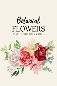 Botanical Flowers Coloring Book