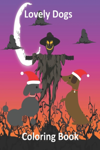 Lovely Dogs Coloring Book