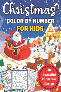 Christmas Kids Color By Number
