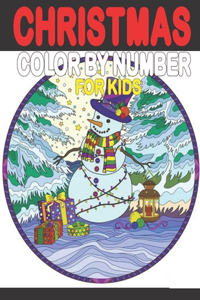 Christmas Color By Number For Kids