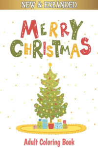 Merry Christmas Adult Coloring Book