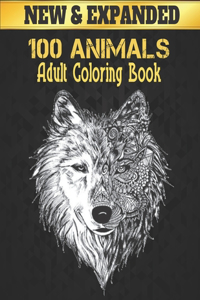 100 Animals Adult New Coloring Book